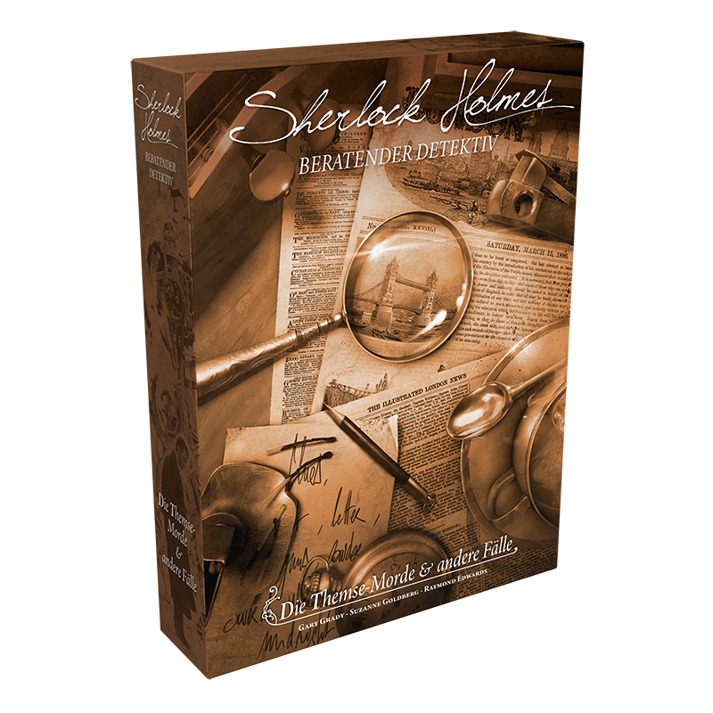 Asmodee Sherlock Holmes Beratender Detektiv: Die Themse-Morde & andere Fälle
