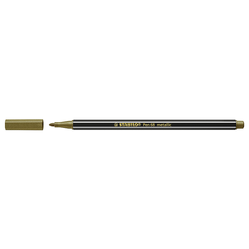STABILO Pen 68 metallic Filzstift Medium Gold 1 Stück(e)