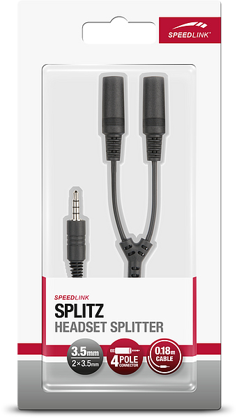 SPEEDLINK SPLITZ Schwarz