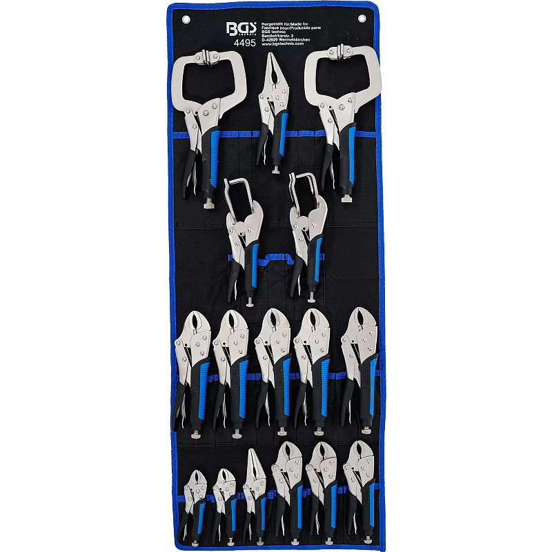 BGS technic Locking Grip Pliers Set