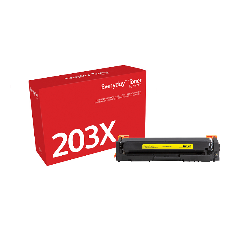 Everyday™ Gelb Tonermodul von Xerox kompatibel mit HP 203X (CF542X), Hohe Kapazität