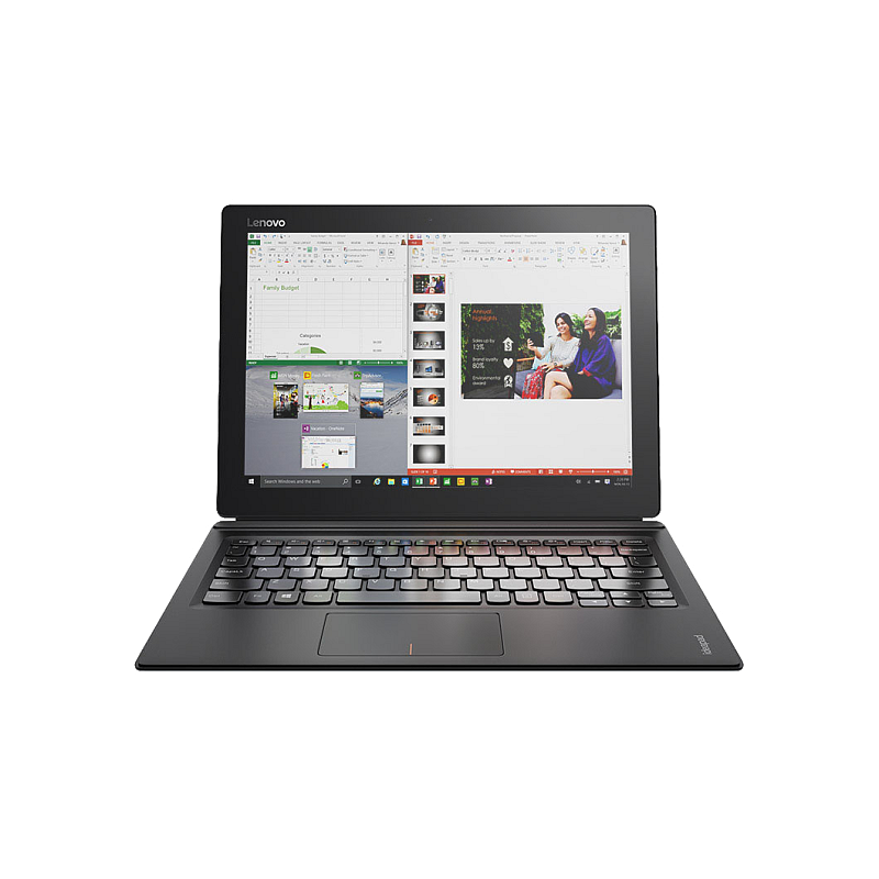 Lenovo IdeaPad Miix 700 4G Intel® Core™ m5 LTE 256 GB 30,5 cm (12") 8 GB Wi-Fi 5 (802.11ac) Windows 10 Pro Schwarz