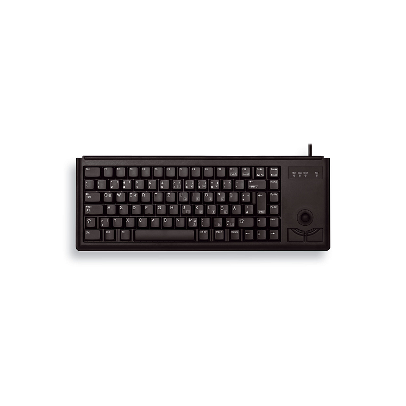 CHERRY G84-4400 TRACKBALL Kabelgebundene Tastatur,PS2, Schwarz (QWERTZ - DE)