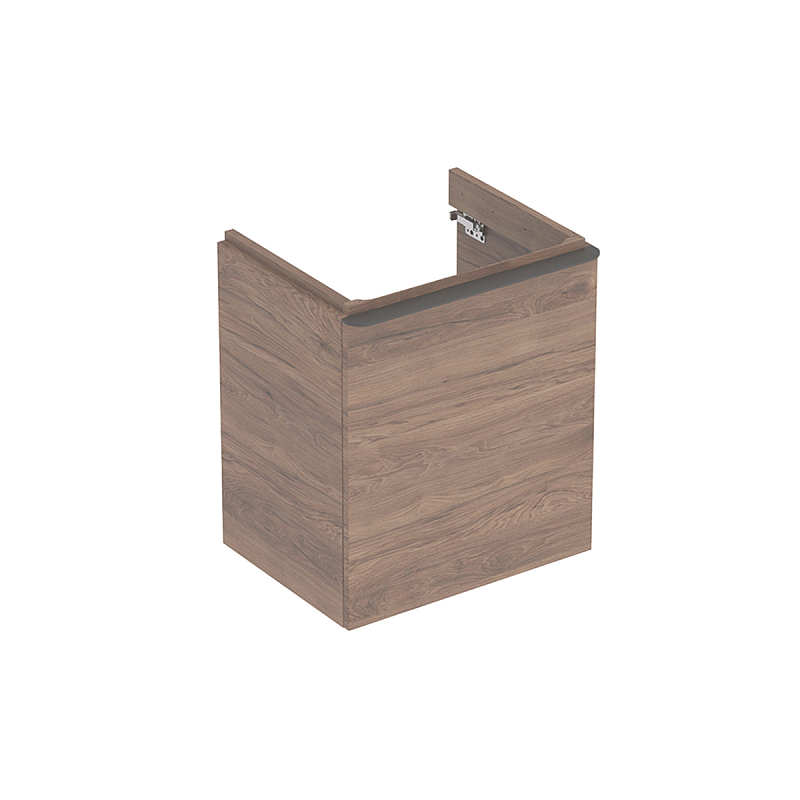 Geberit 500.366.JR.1 Aufbewahrungsschrank für Badezimmer Grau, Holz