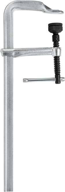 BESSEY SL20M Schraubzwinge F-Klammer 20 cm Aluminium, Schwarz