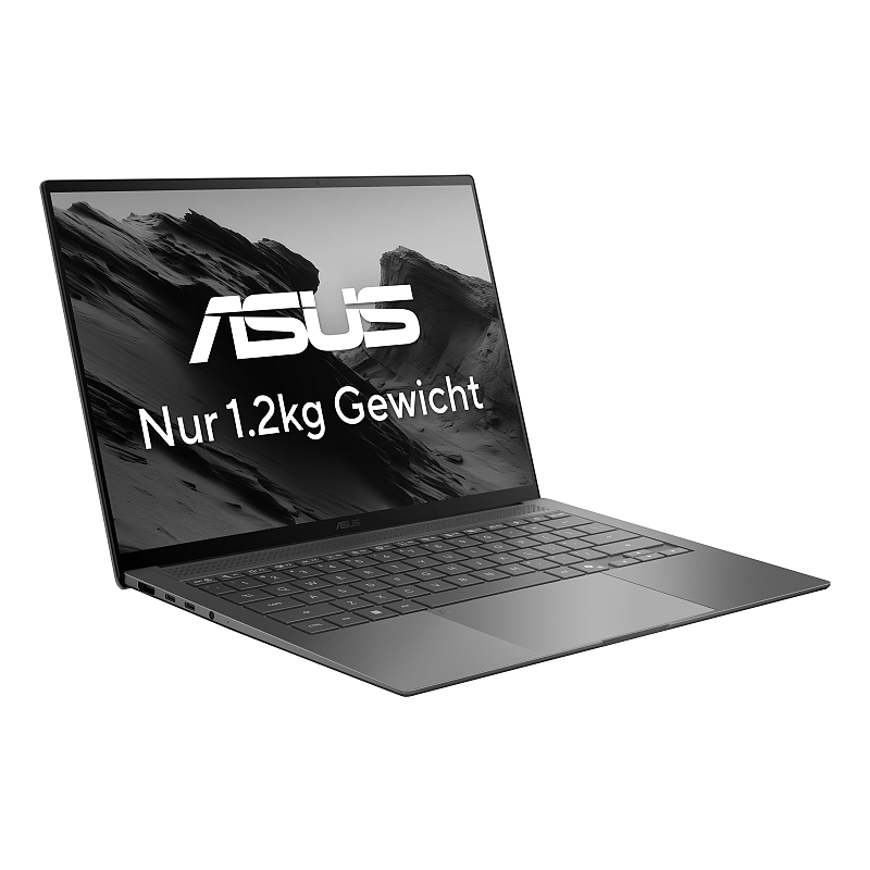 ASUS Zenbook S14 UX5406AA-SU237W Copilot+ PC Intel Core Ultra 9 386H Laptop 35,6 cm (14") Touchscreen 3K 32 GB LPDDR5x-SDRAM 1 TB SSD Wi-Fi 7 (802.11be) Windows 11 Home Deutsch Grau