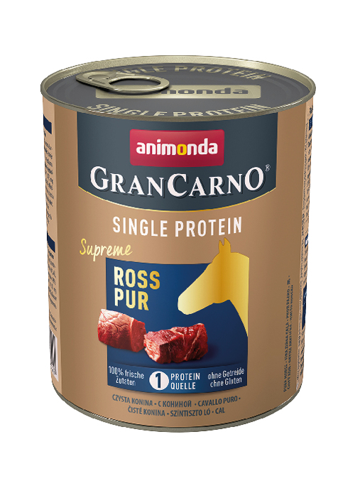animonda GranCarno 82434 Hunde-Dosenfutter Pferd Adult 800 g
