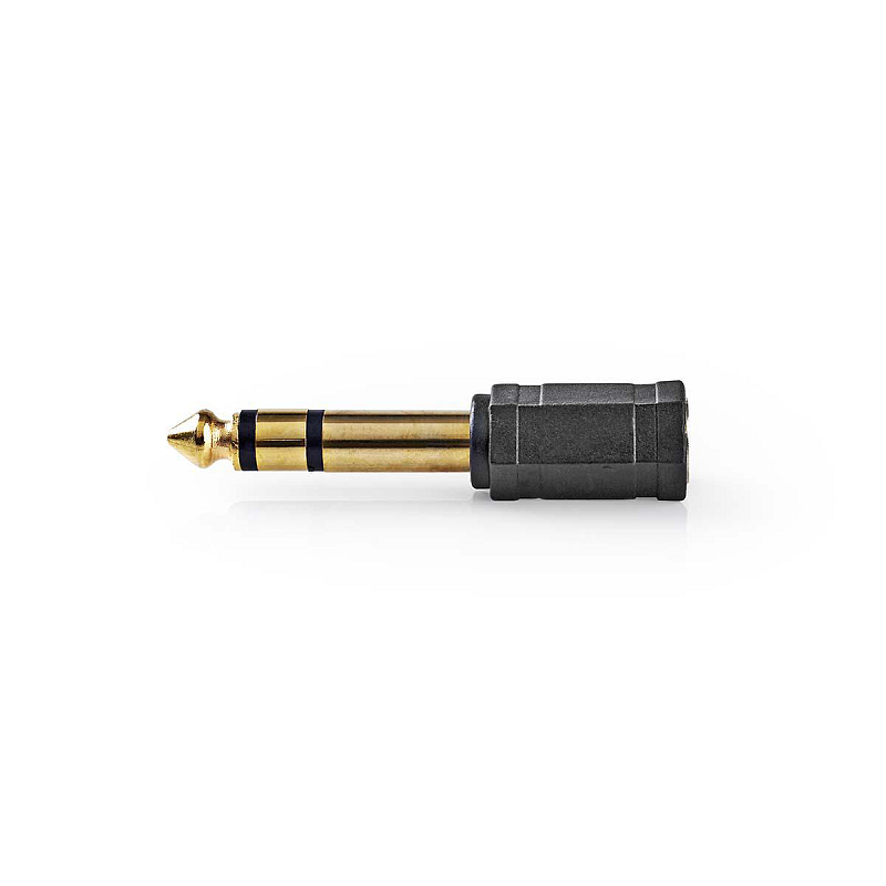 Nedis CAGP23930BKG Kabeladapter 6.35 mm 3.5 mm Female Schwarz