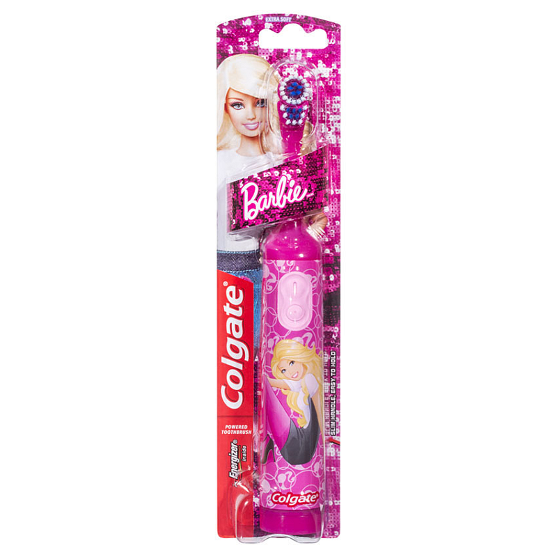 Colgate Barbie Kind Vibrierende Zahnbürste Pink