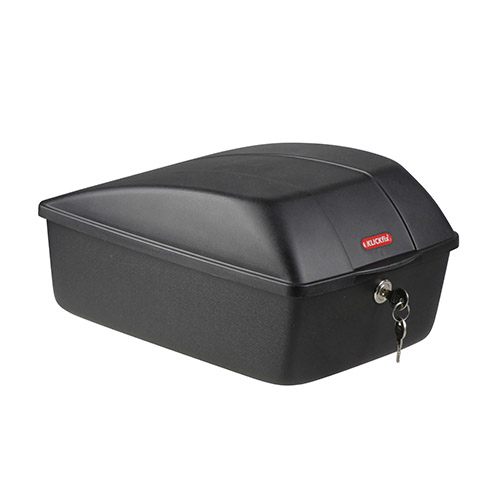 KLICKfix Box Hinten Fahrrad-Topcase 12 l Schwarz