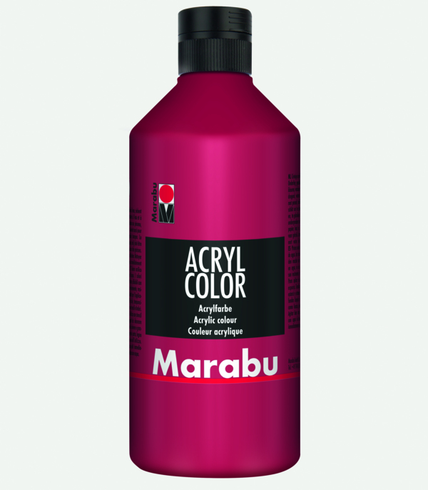Marabu 12010075032 Acrylfarbe 500 ml Rot Tube