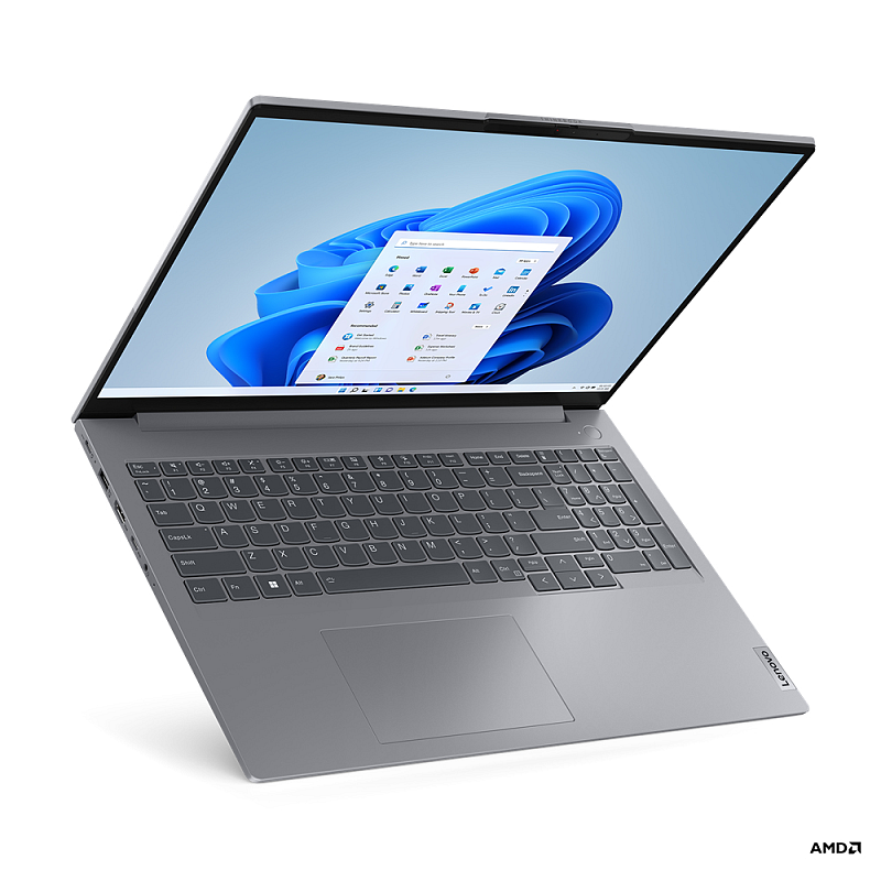 Lenovo ThinkBook 16 G6 ABP AMD Ryzen™ 5 7530U Laptop 40,6 cm (16") WUXGA 16 GB DDR4-SDRAM 512 GB SSD Wi-Fi 6 (802.11ax) Windows 11 Pro Deutsch Grau