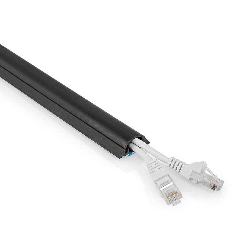 Nedis CMDT3312BK500 Kabel-Organizer Flur Kabelkanal Schwarz 1 Stück(e)