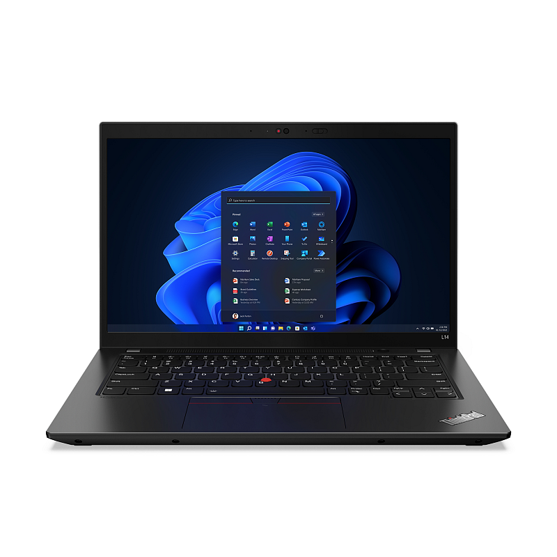 Lenovo ThinkPad L14 Gen 3 (Intel) Intel® Core™ i5 i5-1235U Laptop 35,6 cm (14") Full HD 8 GB DDR4-SDRAM 256 GB SSD Wi-Fi 6 (802.11ax) Windows 11 Pro Deutsch Schwarz