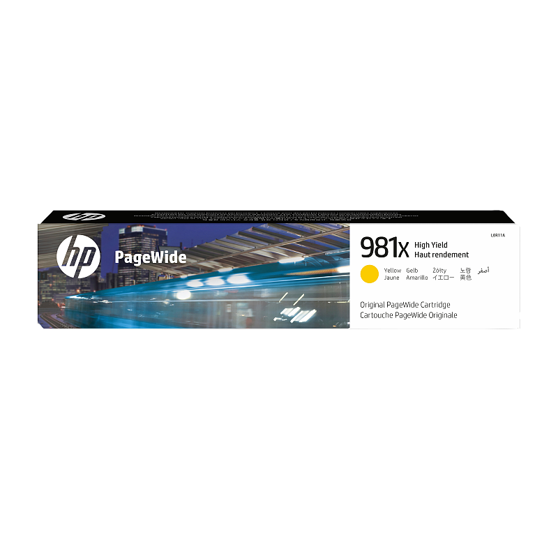 HP 981X Gelb Original PageWide Druckerpatrone mit hoher Reichweite