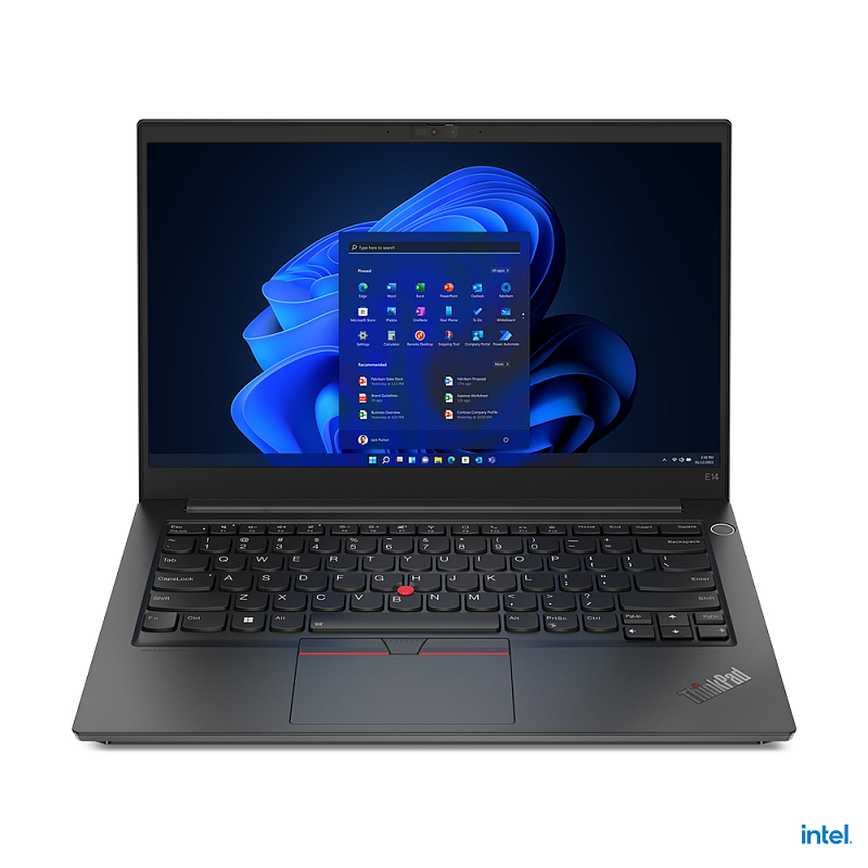 Lenovo ThinkPad E14 Gen 4 (Intel) Intel® Core™ i7 i7-1255U Laptop 35,6 cm (14") Full HD 16 GB DDR4-SDRAM 512 GB SSD Wi-Fi 6 (802.11ax) Windows 11 Pro Deutsch Schwarz