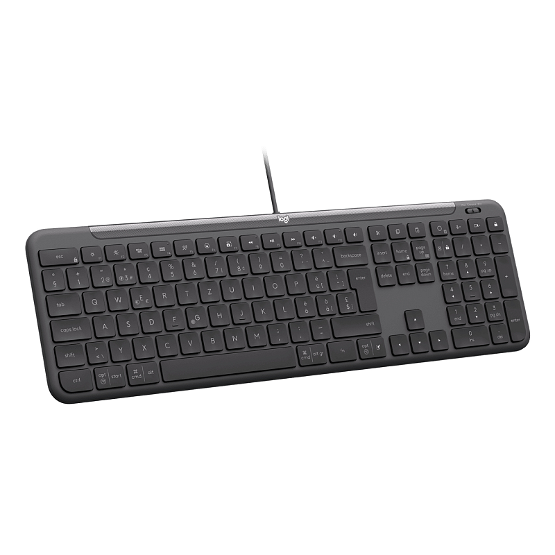 Logitech Signature Slim Wired K620 for Business Tastatur Universal USB QWERTY US International Graphit