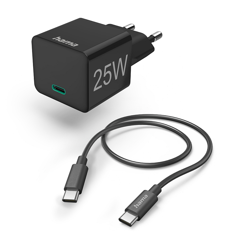 Hama 00201623 Ladegerät für Mobilgeräte Smartphone, Tablets Schwarz AC Schnellladung Drinnen