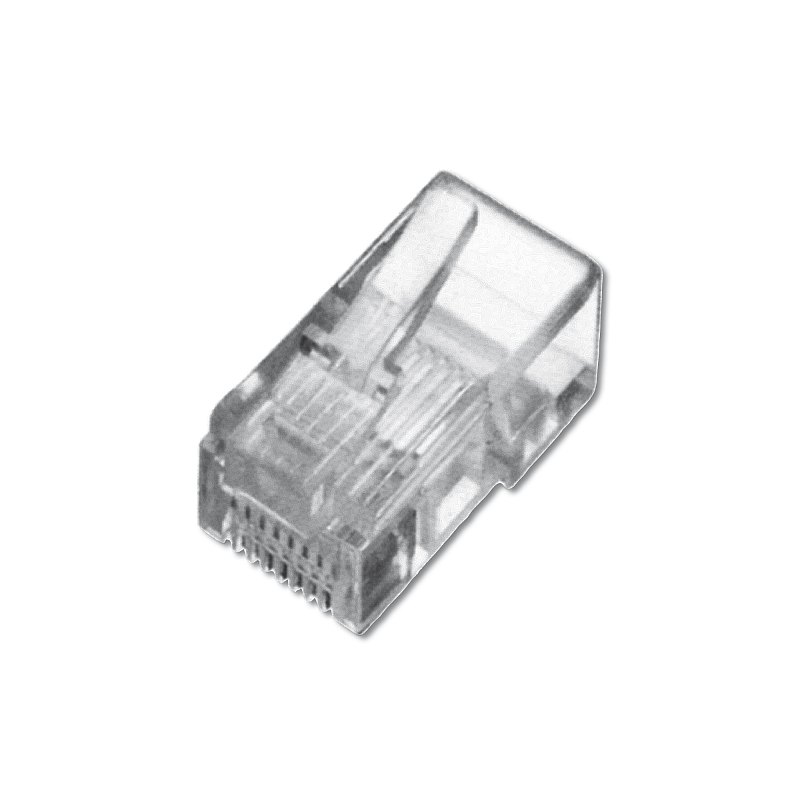 Digitus Modularstecker für Rundkabel, ungeschirmt, 100 Stk.