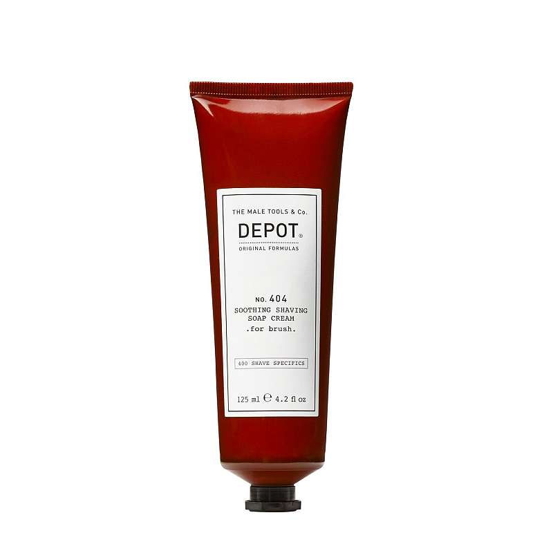 DEPOT The Male Tools & Co. No. 404 Soothing Shaving Soap Cream for Brush Rasierschaum Männer 125 ml