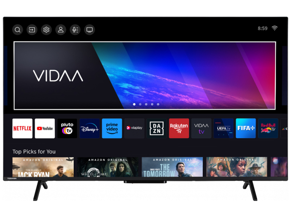 Toshiba 50QV2463DA Fernseher 127 cm (50") 4K Ultra HD Smart-TV Schwarz 250 cd/m²