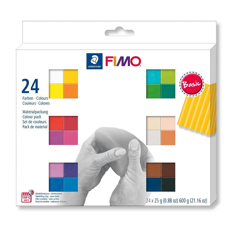 Staedtler FIMO 8023 C Modellierton 600 g Gemischte Farben 1 Stück(e)