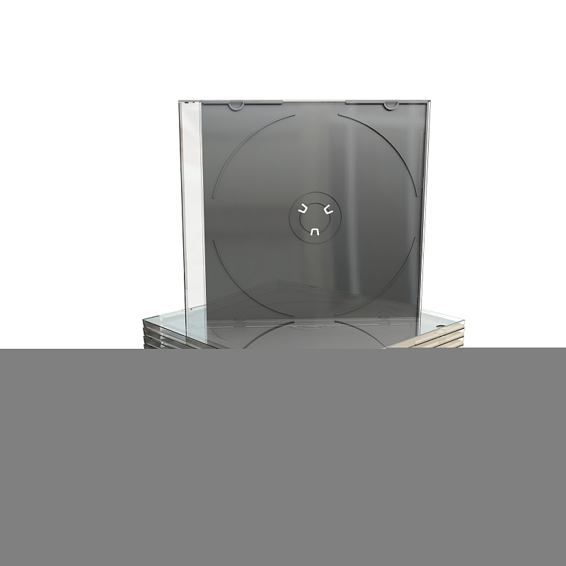 MediaRange BOX21 CD-Hülle Schmuckschatulle 1 Disks Schwarz, Transparent