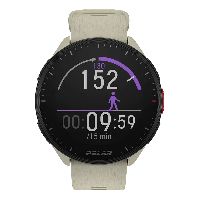 Polar Pacer 3,05 cm (1.2") MIP 45 mm Digital 240 x 240 Pixel Weiß GPS