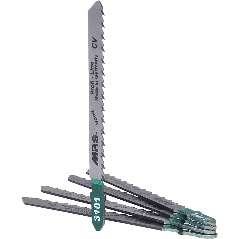 KS Tools 129.3101 Sägeblatt für Stichsägen, Laubsägen & elektrische Sägen Stichsägeblatt Chrom-Vanadium-Stahl (Cr-V) 5 Stück(e)