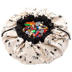 Play&Go Space Glow In The Dark Spielzeug-Aufbewahrungstasche Schwarz, Weiß