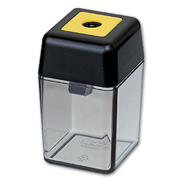 Möbius+Ruppert 0915 - 0000 Manueller Bleistiftspitzer Schwarz, Transparent, Gelb