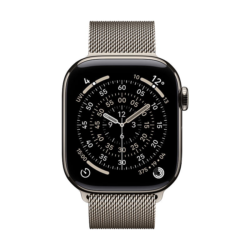 Apple MGHY4ZM/A Intelligentes tragbares Accessoire Band Natürlich/Natur Edelstahl