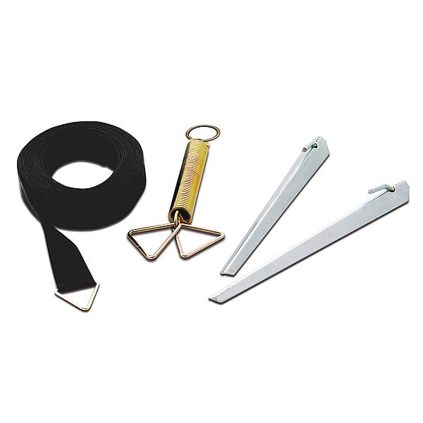Bo-Camp 4163751 Zeltzubehör Krawatten- & Nadel-Set Nylon Schwarz 4 Stück(e)