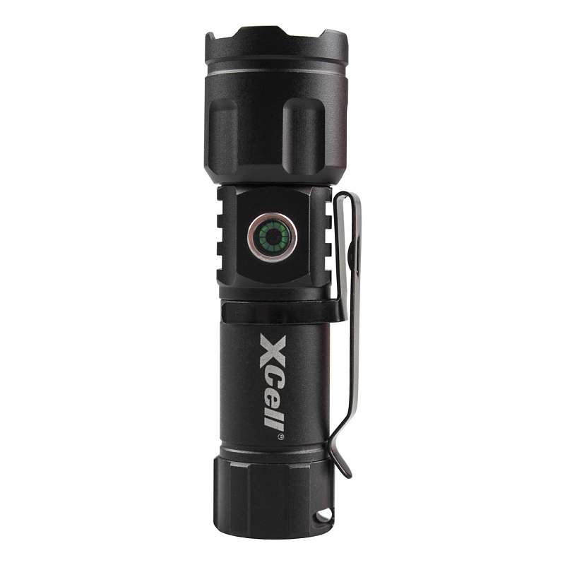 XCell LED-Taschenlampe LUNALUX MINI inkl. 1 x 16340 Akku / max. 400 Lumen