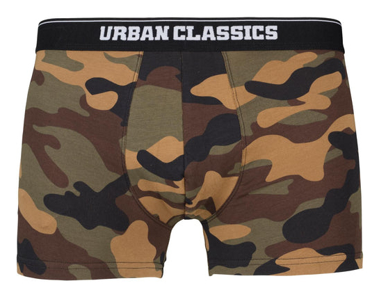 Urban Classics TB2047-01362-0046 Boxershorts Männlich Camouflage, Dunkles Grau, Holz