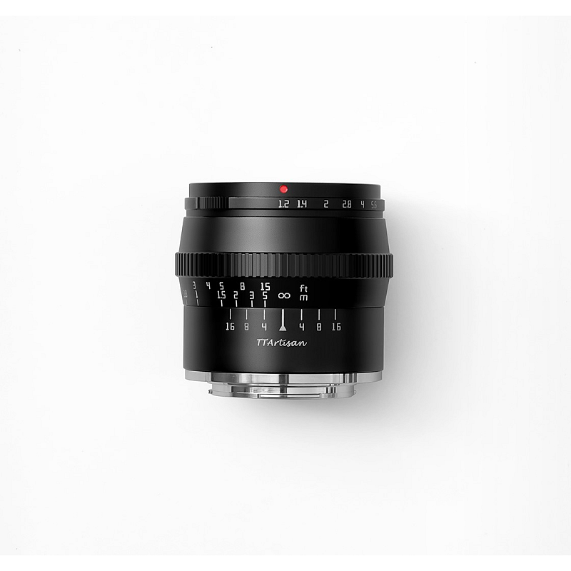 TTArtisan APS-C 50mm F1.2 MILC Schwarz