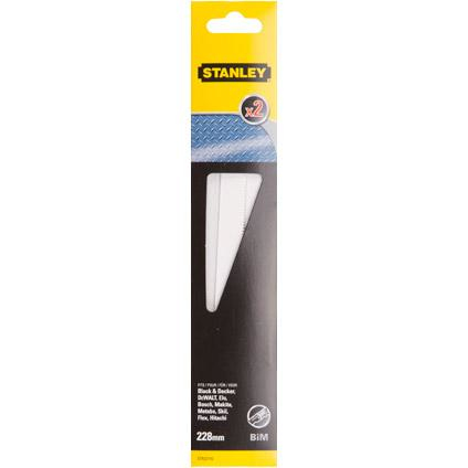 Stanley STA22142-XJ Sägeblatt für Stichsägen, Laubsägen & elektrische Sägen Säbelsägeblatt Bimetallisch 2 Stück(e)