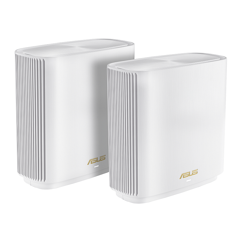 ASUS ZenWiFi AX (XT9) AX7800 2er Set Weiß Tri-Band (2,4 GHz / 5 GHz / 5 GHz) Wi-Fi 6 (802.11ax) 4 Intern
