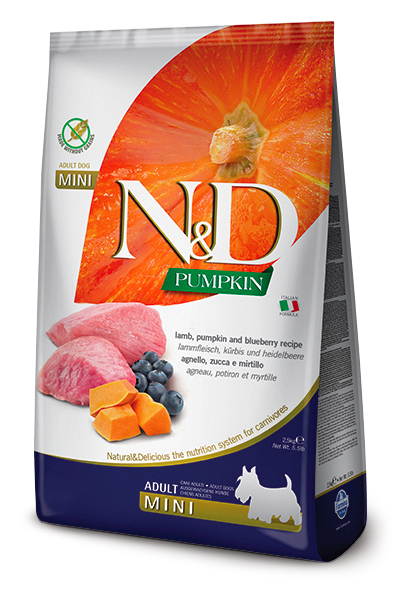 Farmina Pet Food N&D Pumpkin 7 kg Adult Heidelbeere, Lamm, Kürbis