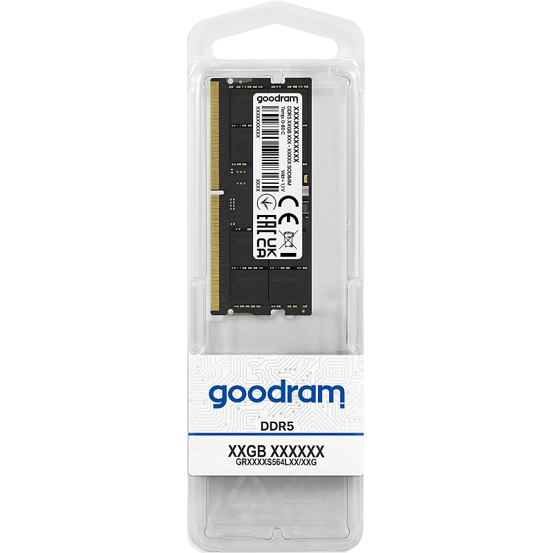 Goodram GR4800S564L40/32G Speichermodul 32 GB 1 x 32 GB DDR5 262-pin SO-DIMM