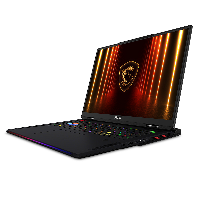 MSI Raider A18 HX A9WIG NVIDIA GeForce RTX AMD Ryzen™ 9 9955HX3D Laptop 45,7 cm (18") UHD+ 64 GB DDR5-SDRAM 2 TB SSD NVIDIA GeForce RTX 5080 Wi-Fi 7 (802.11be) Windows 11 Home Schwarz