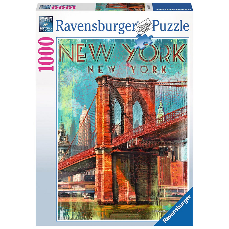 Ravensburger Retro New York Puzzlespiel 1000 Stück(e) Stadt