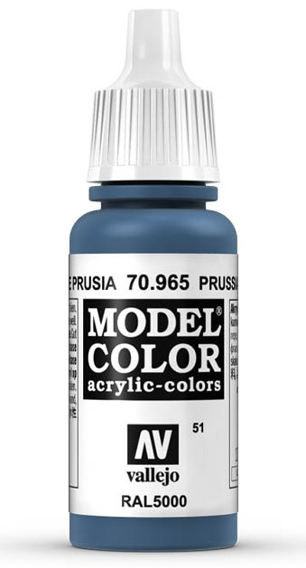 Vallejo 70.965 Acrylfarbe 17 ml Blau Flasche