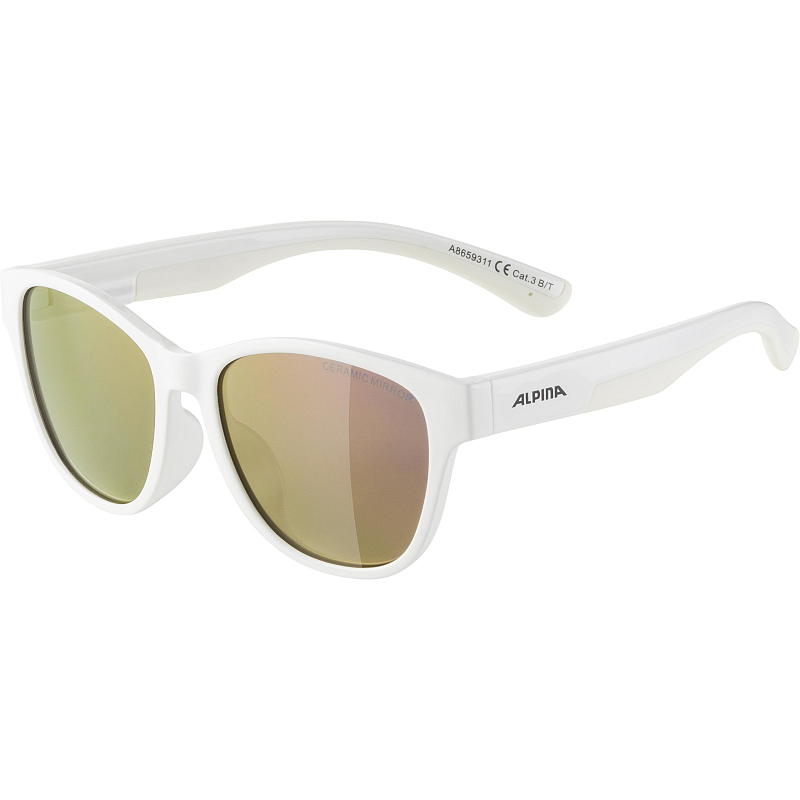 Alpina Sports Flexxy Cool Kids II Multisportbrille Junge/Mädchen Vollrand Weiß