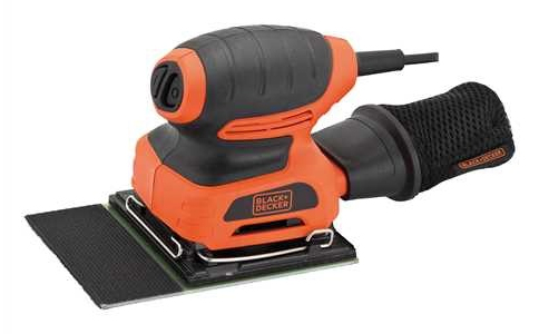 Black & Decker KA401LA Schwingschleifer 14000 RPM Schwarz, Orange