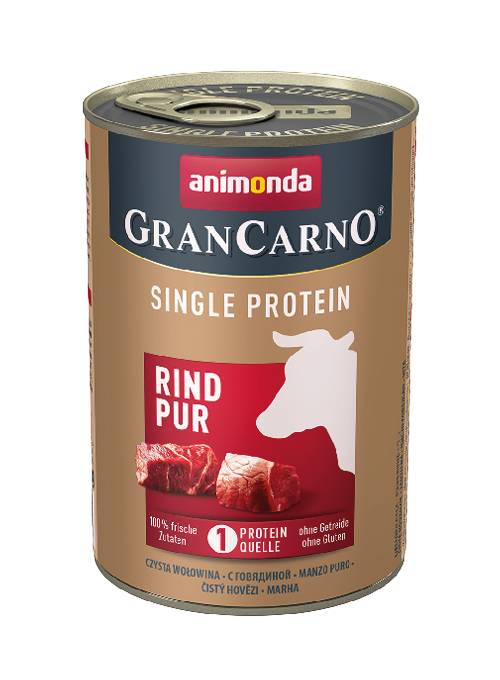 animonda 4017721824279 Hunde-Dosenfutter Rind Adult 400 g