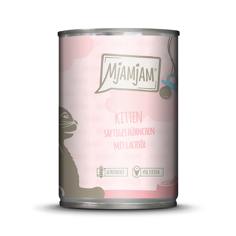 MjAMjAM Kitten saftiges Hühnchen mit Lachsöl