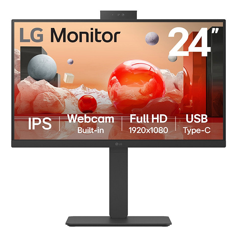 LG 24BA850-B Computerbildschirm 60,5 cm (23.8") 1920 x 1080 Pixel Full HD Schwarz