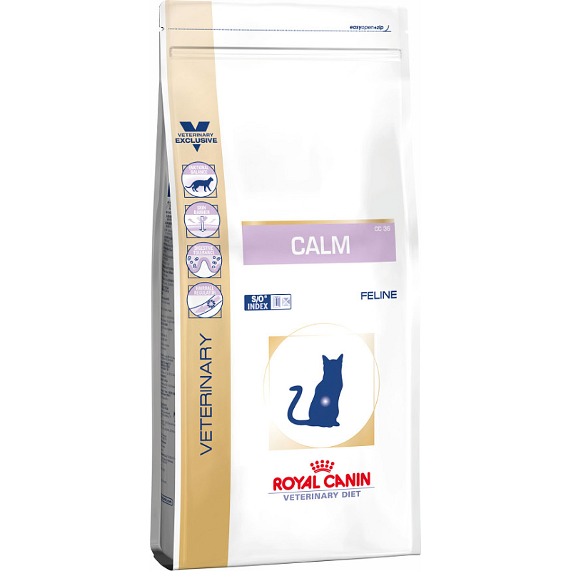 Royal Canin Calm Katzen-Trockenfutter 2 kg Adult Mais, Geflügel, Reis