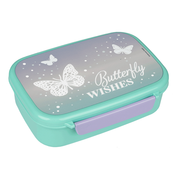 Scooli Brotzeitdose mit herausnehmbaren Einsatz Butterfly wishes